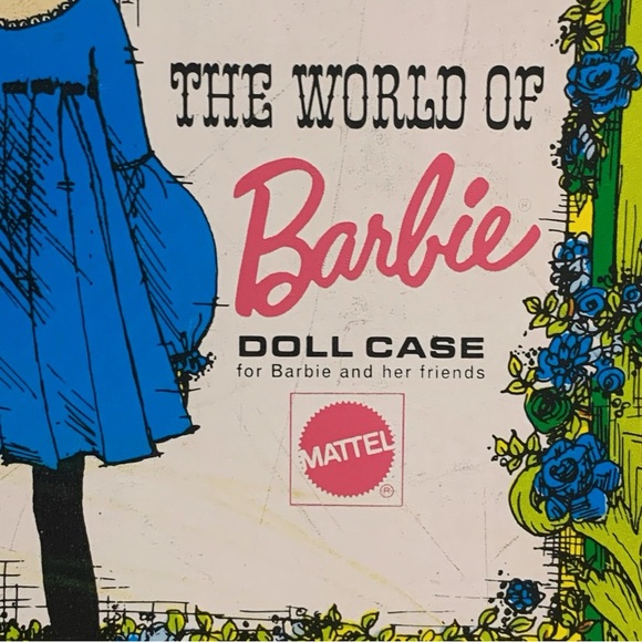 Vintage 1968 The World Of Barbie Vinyl Barbie Doll Case - Picture 3 of 13